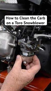 How to Clean the Carburetor on a Toro Snowblower