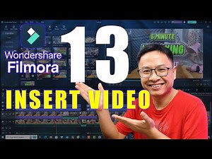How to insert video clip into your current project in Filmora 13