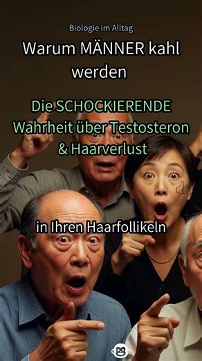 56. Männerhaarausfall: Die DUNKLE Seite von Testosteron 🧬 (Du wirst schockiert sein!) 😱 #Männer