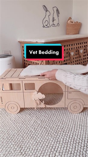 Vet Bedding for Rabbit Cage Setup and Indoor Bunny Decor
