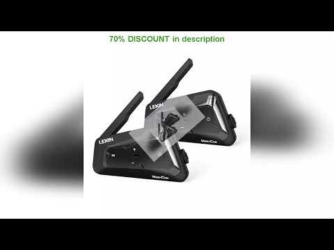 A must-have product! Lexin MeshCom MESH & Bluetooth Intercom For Motorcycle Helmet Headset,Mesh in