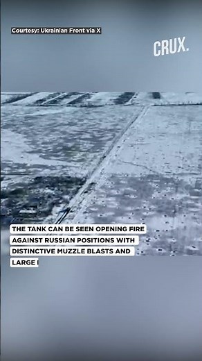 Watch | US-Made M1 Abrams Tank In Action On Ukraine Battlefield