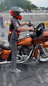 34K views · 1.2K reactions | For the record we do recommend boots, gloves and leathers but this Harley-Davidson Bagger racer looks great! He's fast too! Get your shirt on this page under "shop" | CycleDrag | Facebook