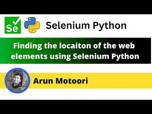 Finding the location of the Web Element (Selenium Python)