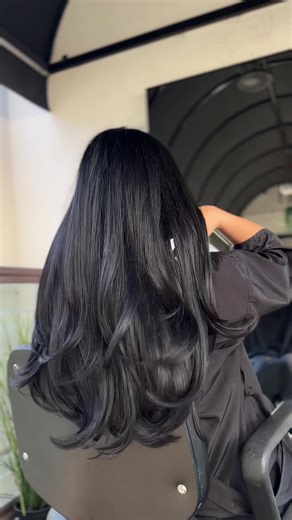 Long Soft Blended Layers for Medium Thick Hair
