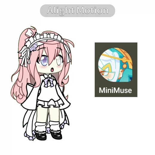 Iris in minimuse, This app rlly is fun and I loved how I got to adjust everything abt it and how I can import stuff too, kinda bugged back when I first download it but thanks to jady my beloved wife, helped me and now its fixed so yaahh I rlly enjoyed the app. || #gacha #viral #gachatrend #minimuse