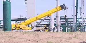 Construction underway on natural gas processing plant at Prairie View Landfill