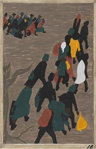 Jacob Lawrence. The migration gained in momentum. 1940-41 | MoMA
