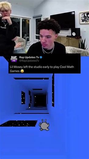 500K views · 1.7K reactions | #LilMosey left the studio to play Run on Cool Math Games  | Rap Updates Tv | Facebook
