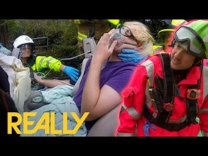 Paramedics And Firefighters Work Together To Save A Patient's Foot | Helicopter ER: Critical Hour