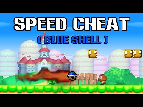 [TAS] New Super Mario Bros DS Speed Cheat Speedrun (Blue Shell Luigi)