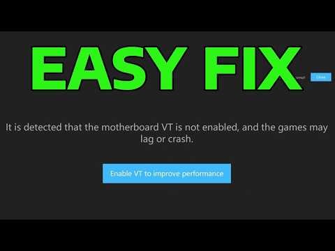 How To Fix LDPlayer Not Detecting Your Already Enabled VT (Emulator VT Option) Error in Windows