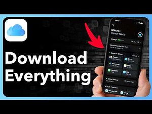 How To Download Everything On iCloud To iPhone Storage