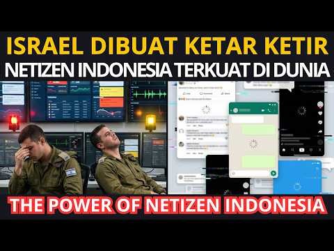 Israel Gemetar: Netizen Indonesia Bikin Dunia Panik