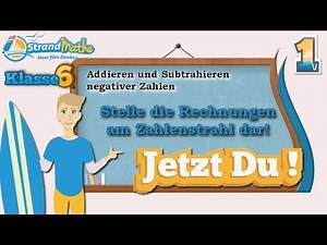 Negative Zahlen Addition und Subtraktion || Klasse 6 ★ Übung 1