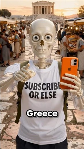POV: You're a Vlogger in Ancient Greece 💀📱