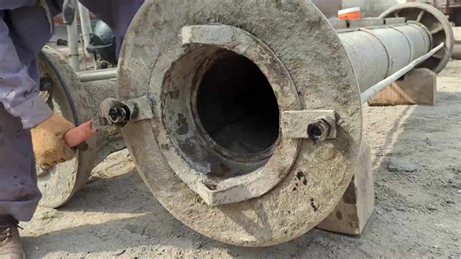 Crafting Cement Pipes Through Expert Skills and Precision