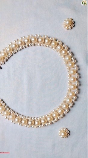 665K views · 8.7K reactions | DIY Beautiful Pearl Necklace ✨ | Wedding Decoration Ideas | Facebook