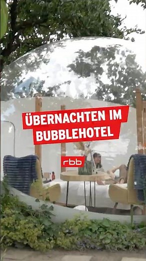 Bubble-Hotel in Brandenburg - Übernachten unterm Sternenhimmel | Glamping | Oberhavel