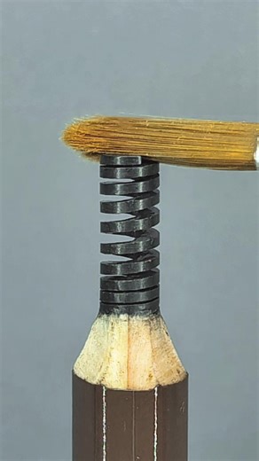 Pencil Sharpening Process: A Close-Up View