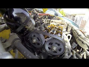 02-03 Mazda protege5 timing belt and water pump replace