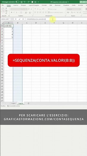 Excel: Automatic Numbering with Number Sequences!