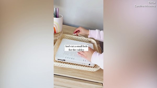 Mum reveals creative hack on how to hide your wifi modem
