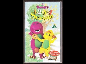 Opening & Closing to Barney's 1-2-3-4 Seasons UK VHS (1996, Version 1)