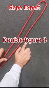 21K views · 515 reactions | Double Figure 8 #knot #outdoors #diy #techniques #trick #tips #fyp #knottying #knottok #knots #knotok #sailor #marine #line #rope #notsexpert #howto #nudos #camping #outdoors | Rope Expert | Facebook