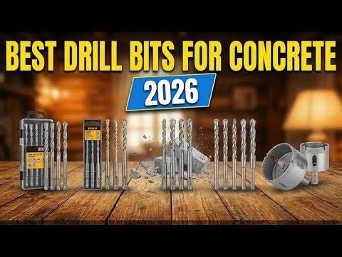 Top 5 Best Drill Bits for Concrete 2025 | DeWalt, Bosch & Sabre Tools!