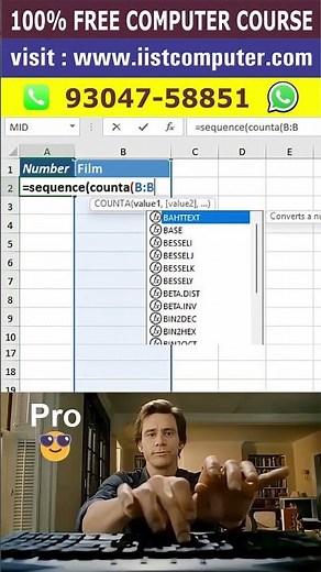 Auto Number in Excel | Excel Tricks | Free Computer Course | Basic Computer Course | Advanced Excel