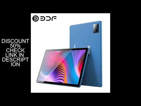 BDF P60 New 10.1 Inch Tablets Android 12 Ten Core 8GB RAM 256GB ROM Dual 4G LTE Phone Call Dual WiFi
