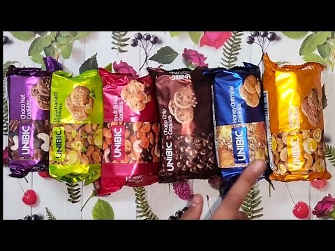Trying all flavours of Unibic biscuits with review😋yumm