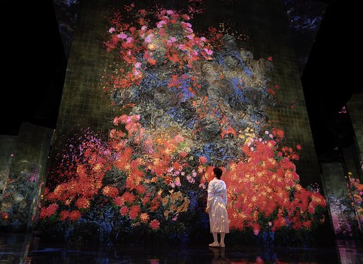 Continuous Life and Death at the Now of Eternity | teamLab