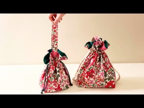 Drawstring Bag w/ Handle 💰✨ | DIY | Quick and Easy