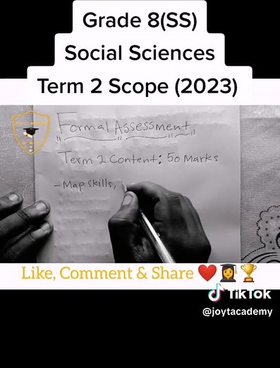 Grade 8 Social Sciences Term 2 Scope (2023)