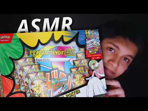 ASMR Mega Gardevoir Premium Poster Collection Opening Relaxing Pokémon Pack Sounds