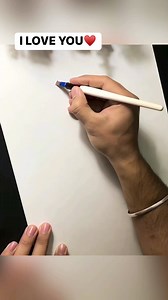 8.4K views · 54K reactions | I Love You ♥️ #art #calligraphy #love | Gurpreet Singh GP | Facebook