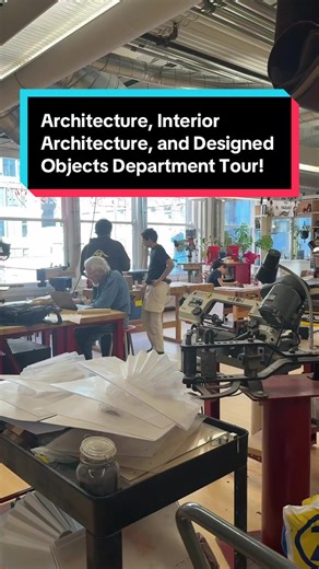 Take a mini-tour of SAIC’s Architecture, Interior Architecture, and Designed Objects department! #saic #architectureschool #artschool #design