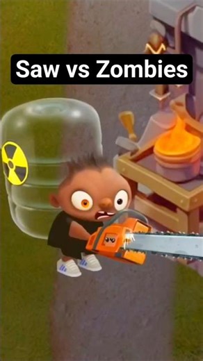 PlantsZombies vs Chainsaw 🍟🍟🍟 #donutpunks #zombie #memes #poppyplaytime