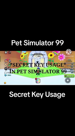 Secret Key Usage / All Secret Room Location in Pet Simulator 99 #petsimulator99 #buildintogames #roblox