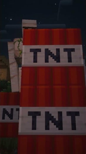 Face to Face with a TNT (Slow Motion) 😱 #minecraft
