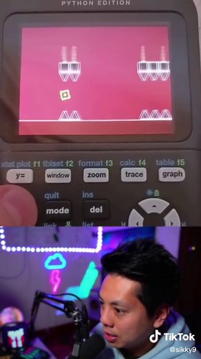 Geometry Dash Stereo Madness on TI-84 Calculator