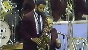 Mel Lewis and his Jazz Orchestra, Dolphin Dance, featuring Kenny Garrett and John Mosca. Band includes Joe Lovano, Gary Smulyan, Jim McNeely, Tom Harrell, and Dick Oatts. | Jazz Video Guy