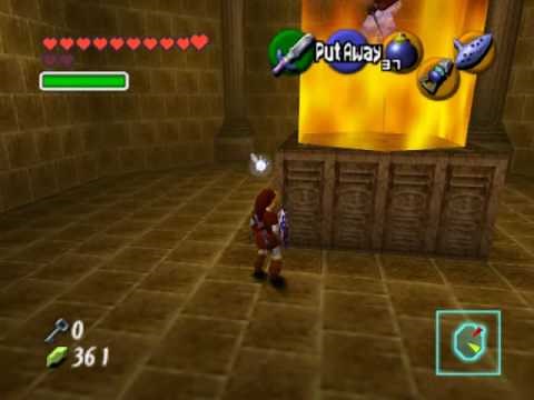 Legend of Zelda Ocarina of Time Walkthrough 08 (5/8) "Fire Temple: Part 3"