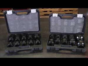 Klutch Chrome Moly Deep Impact Socket Set - 13-Pc., 1/2in. Drive, Metric