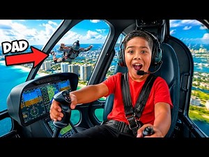 Zakyius Flew a HELICOPTER For The First Time!