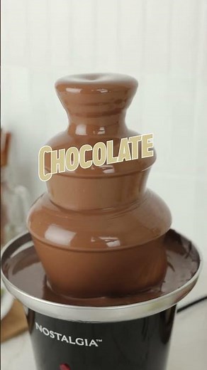 CFF965 | Nostalgia 3-Tier Chocolate Fondue Fountain - Sweet & Savory #fonduefountain #chocolate