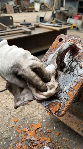 Extreme Rust Removal on an Anchor Shackle Plate | Metal Restoration