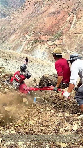 Balancing On Slopes: How Farmers Use Body Weight To Stabilize A Tiller On Steep Fields
